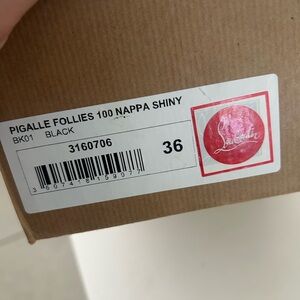 Christian Louboutin Black and Red Stiletto Heels